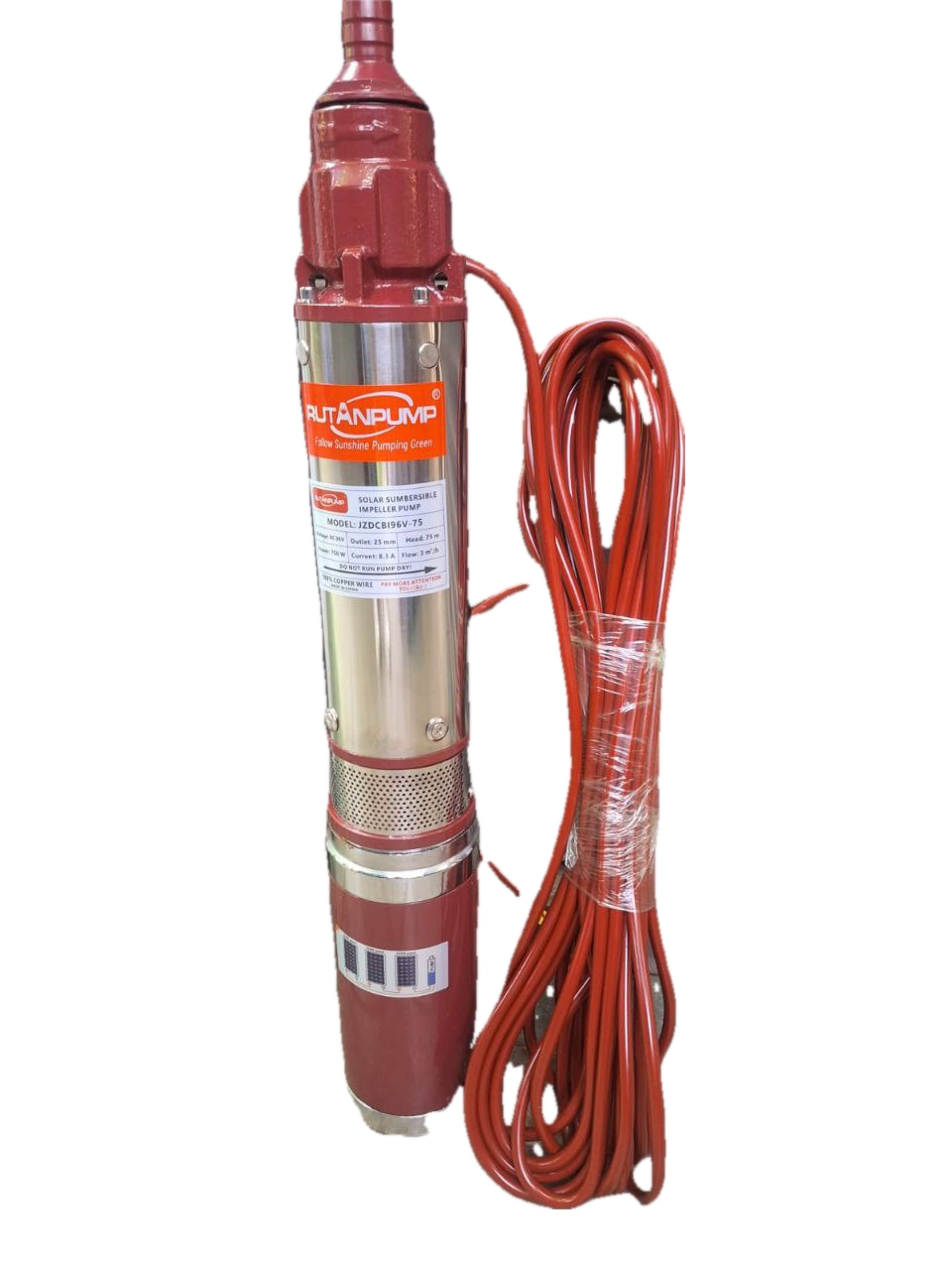 75m Rutan Submersible Pump 75M Head 750W DC - Image 1