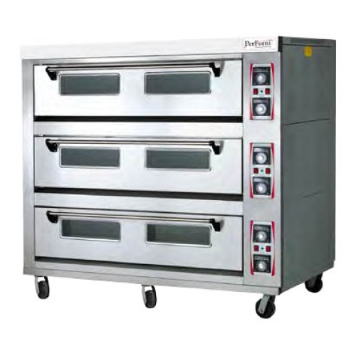 9 tray Industrial oven 3 deck 9 tray - Image 1
